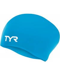 TYR Silicone Comfort Long Hair Adult Swim Cap