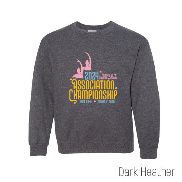 Association Champs 2024-Youth Crewneck Sweatshirt