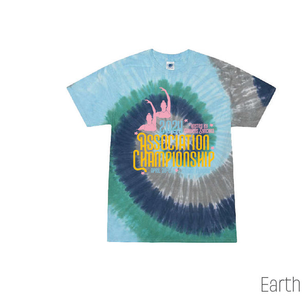 Association Champs 2024 Youth Tie-Dye T-Shirt