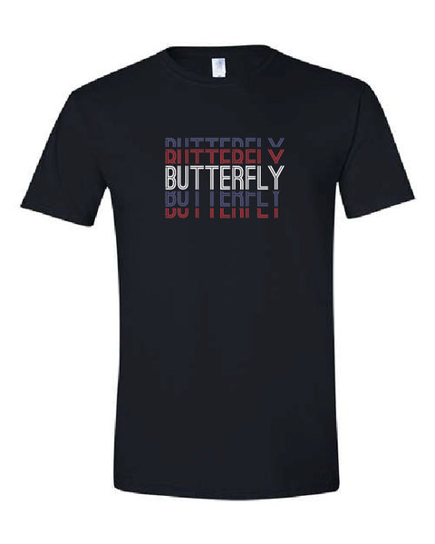 Layered Butterfly T-Shirt