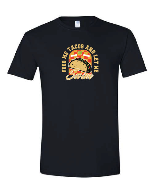 Retro Swim for Tacos T-Shirt