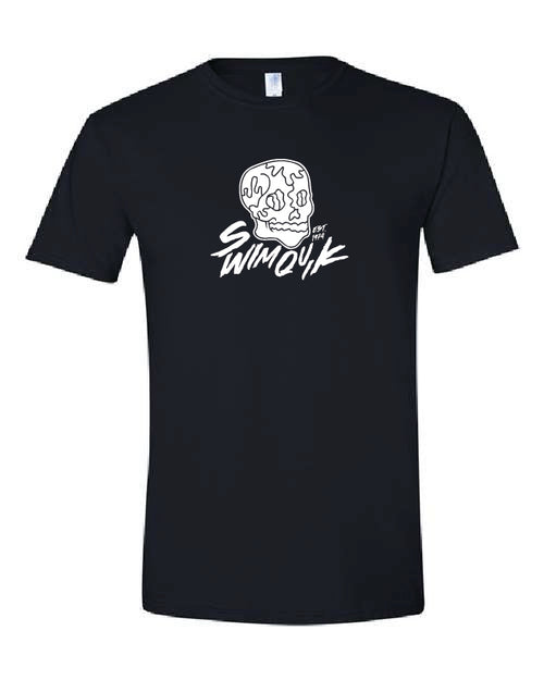 White Swim Quik Skull T-Shirt