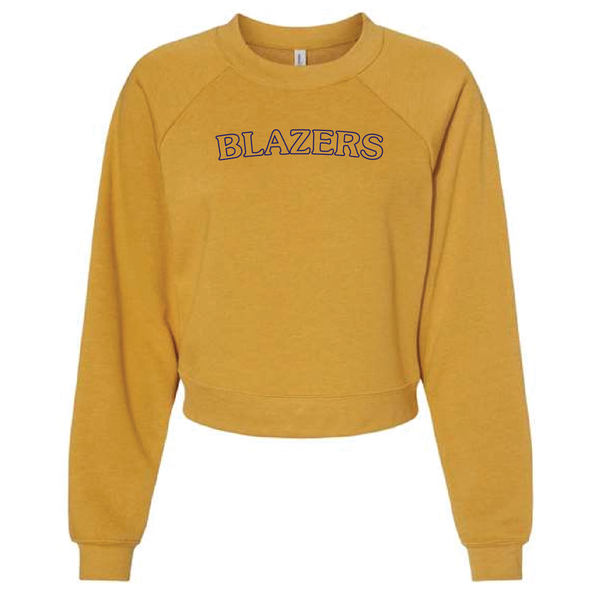 Blazers Embroidered Cropped Crewneck