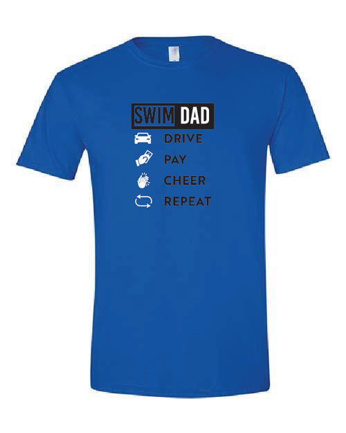 Swim Dad List T-Shirt