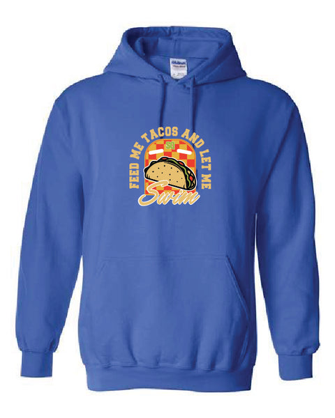 Retro Swim for Tacos Hoodie