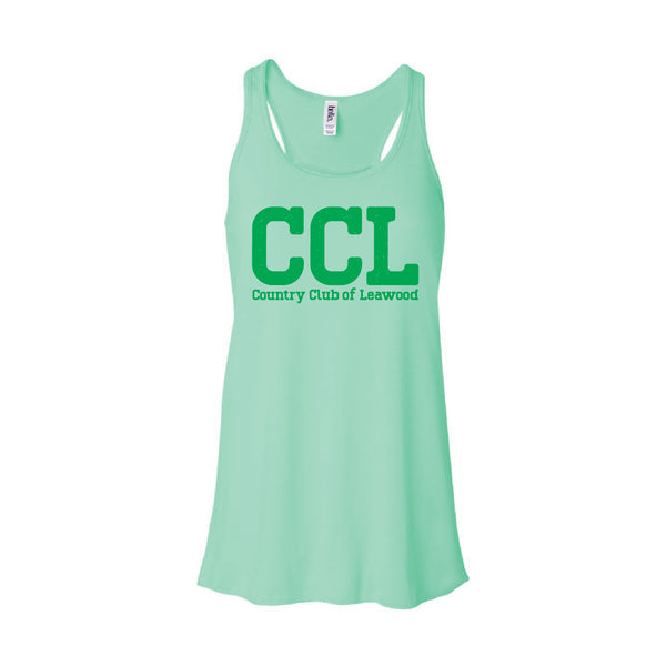 CCL Letter Women's Racerback Tank Top