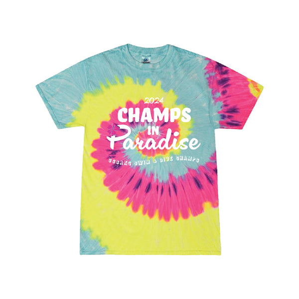 Champs in Paradise Tie-Dye T-Shirts