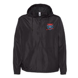 Central Zones Meet 1/4 Zip Windbreaker