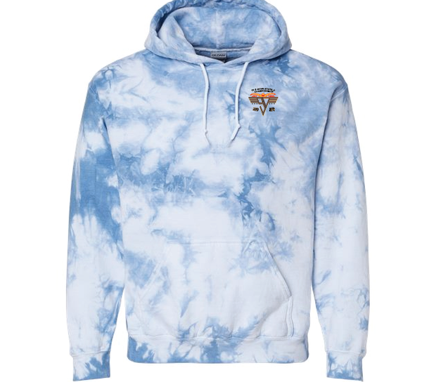 South Dakota 13+ Champs Tie-Dye Hoodie 2024