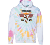 South Dakota 13+ Champs Tie-Dye Hoodie 2024