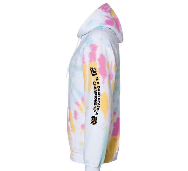 South Dakota 13+ Champs Tie-Dye Hoodie 2024