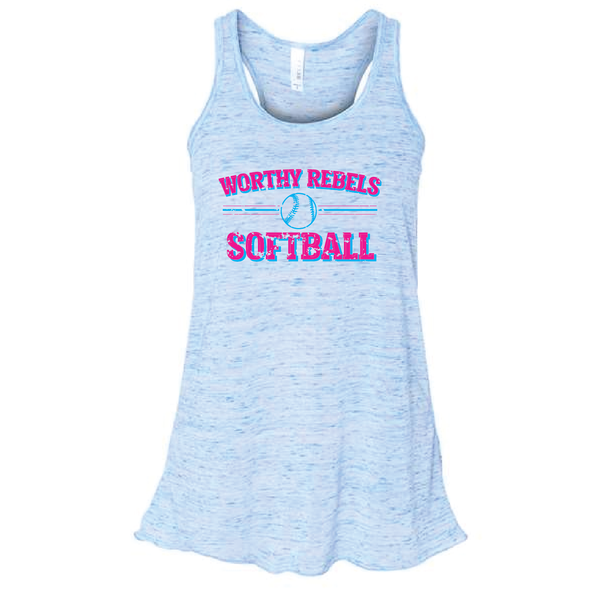 Worthy Rebels Distress Ladies Tank Top 2024