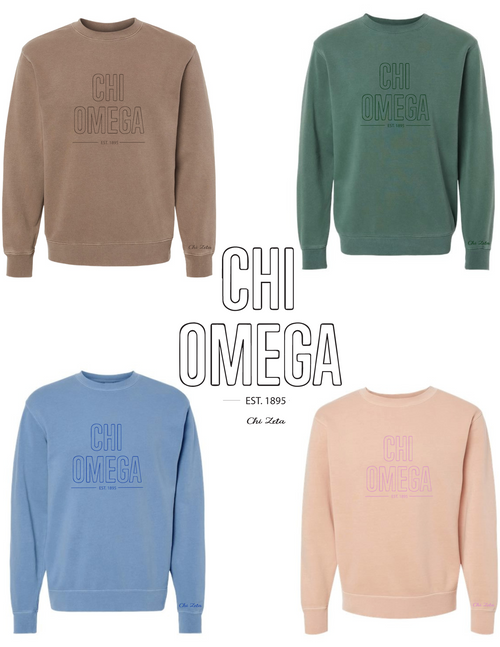 Chi Omega Crewneck