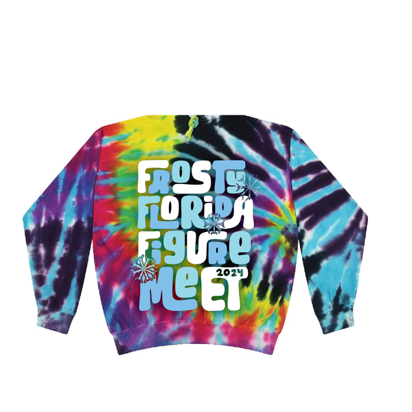 Frosty Florida Figure Meet 2024 Tie-Dye Hoodie