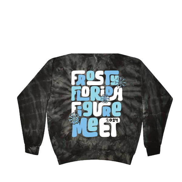 Frosty Florida Figure Meet 2024 Tie-Dye Hoodie