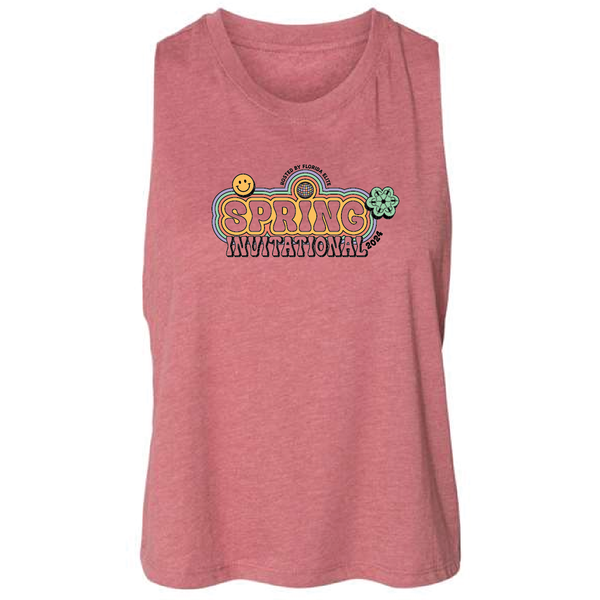 Spring Invitational Cropped Raceback Tank