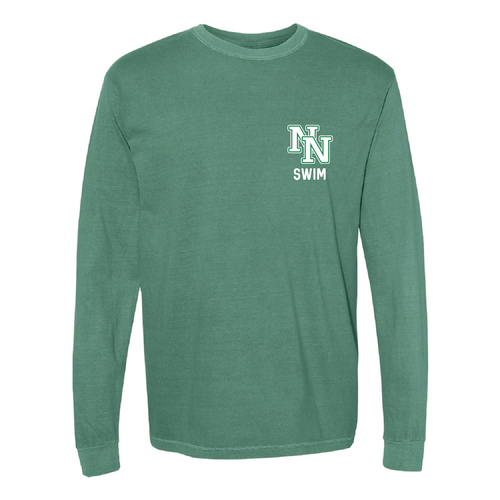 Norman North Swim Comfort Colors Long Sleeve T-Shirt