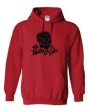 Black Swim Quik Skull Hoodie