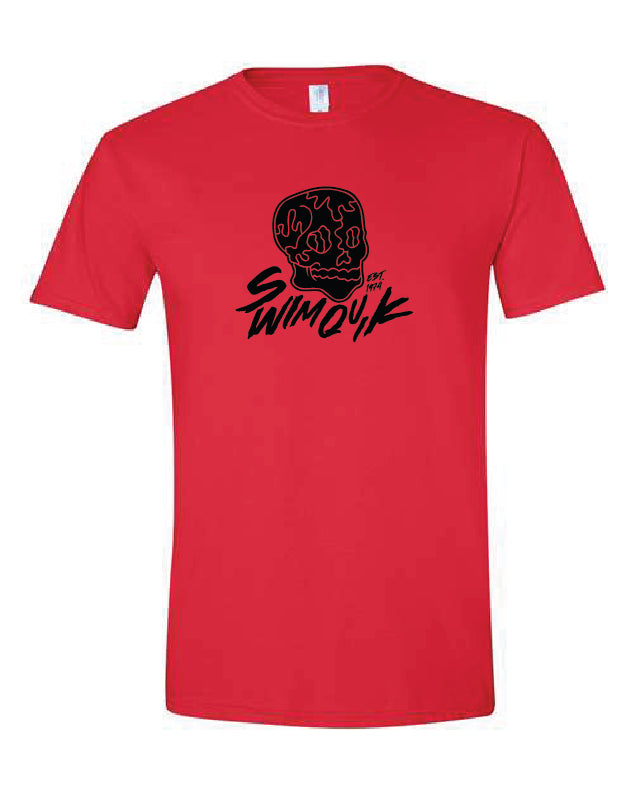 Black Swim Quik Skull T-Shirt