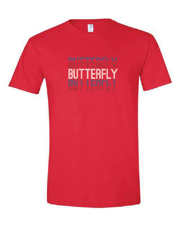 Layered Butterfly T-Shirt