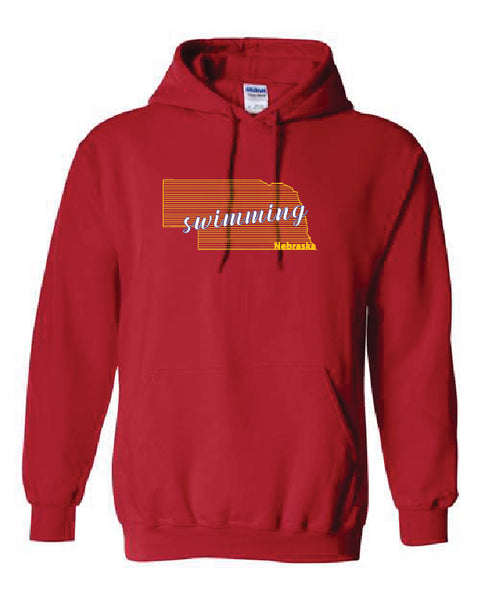 Nebraska Swimming Hoodie