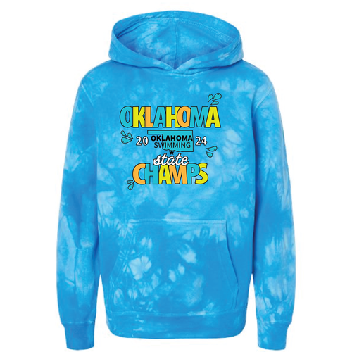 OKS State Champs Tie-Dye Hoodie