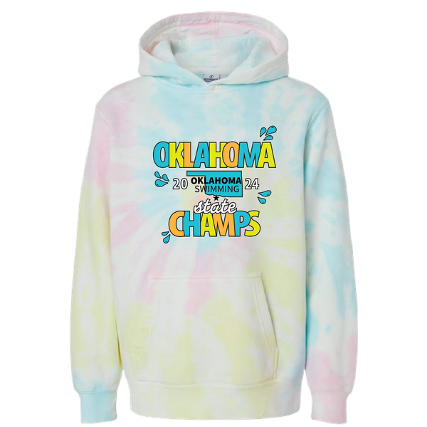 OKS State Champs Tie-Dye Hoodie