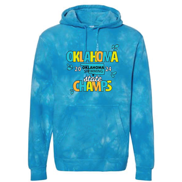 OKS State Champs Tie-Dye Hoodie