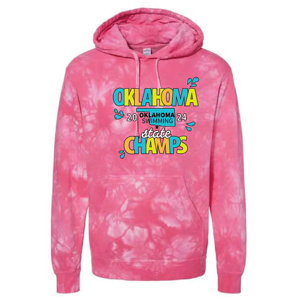 OKS State Champs Tie-Dye Hoodie