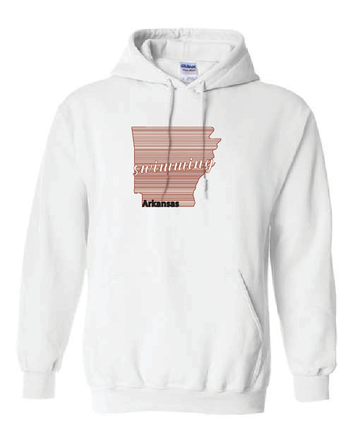 Arkansas Swimming Hoodie