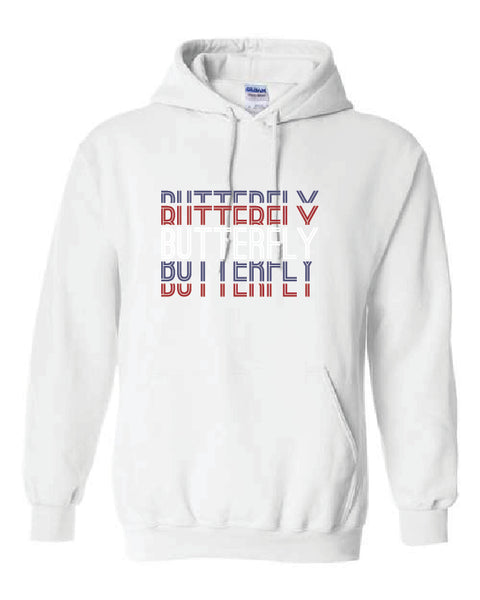 Layered Butterfly Hoodie