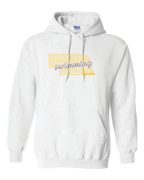 Nebraska Swimming Hoodie