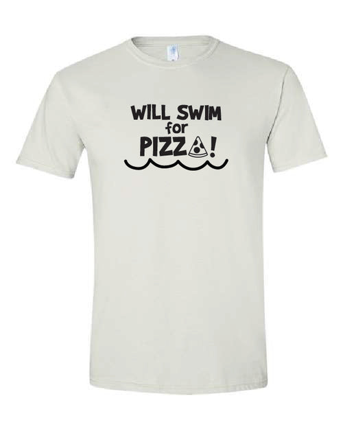 Will Swim for Pizza T-Shirt