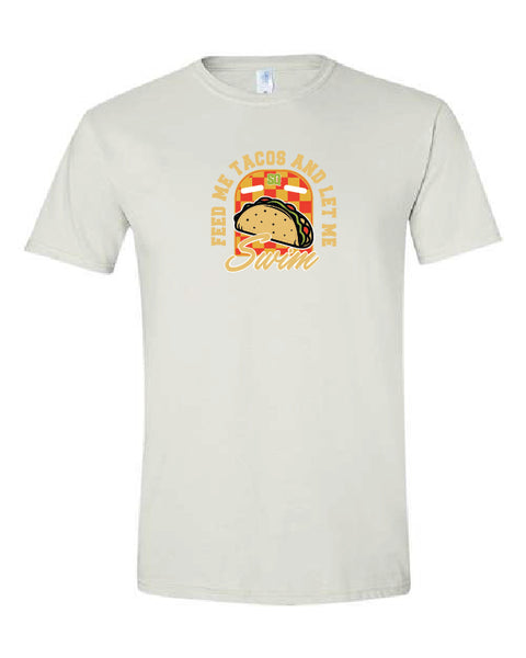 Retro Swim for Tacos T-Shirt