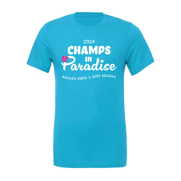 Champs in Paradise Adult T-Shirt