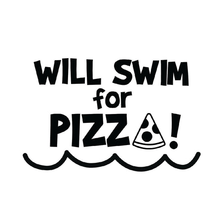"Swim For Pizza" Transfer