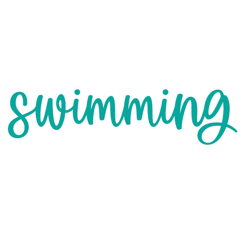 Cursive Swimming Transfer