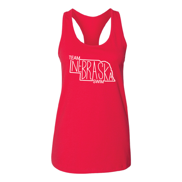 Team Nebraska Women's Racerback Tank