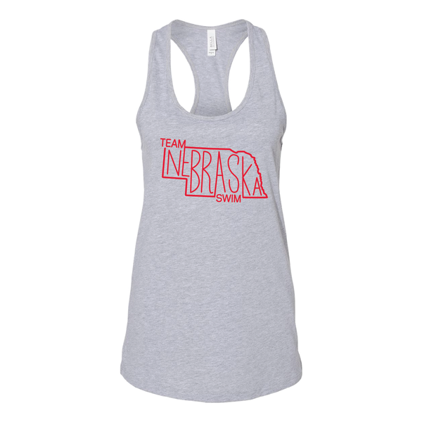 Team Nebraska Women's Racerback Tank