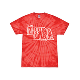 Team Nebraska Swim Tie-Dye T-Shirt