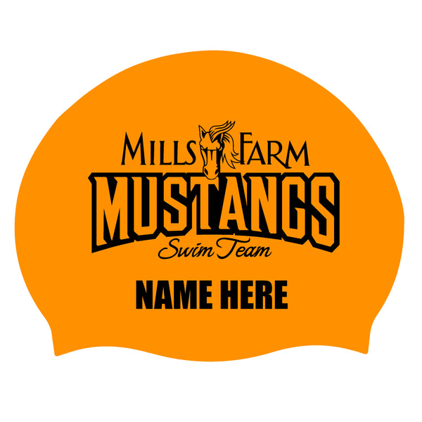 Mills Farm Personalized Swim Cap Set of 2