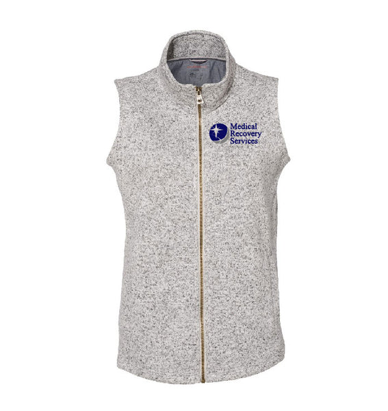 Medical Recovery Services Ladies Sweater Fleece Vest