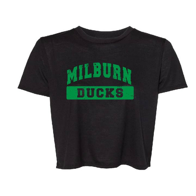 Milburn Ducks Ladies Cropped Tee