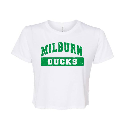 Milburn Ducks Ladies Cropped Tee