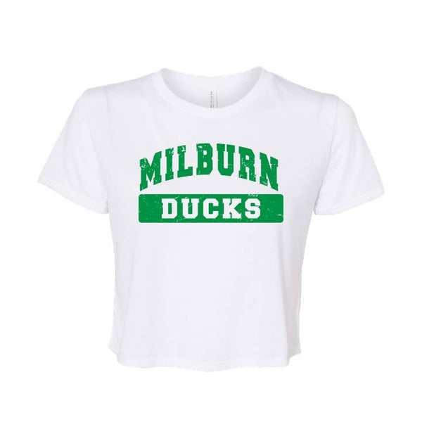 Milburn Ducks Ladies Cropped Tee