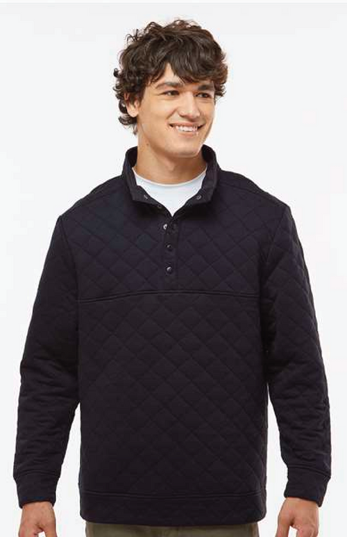 Quilted Snap Pullover